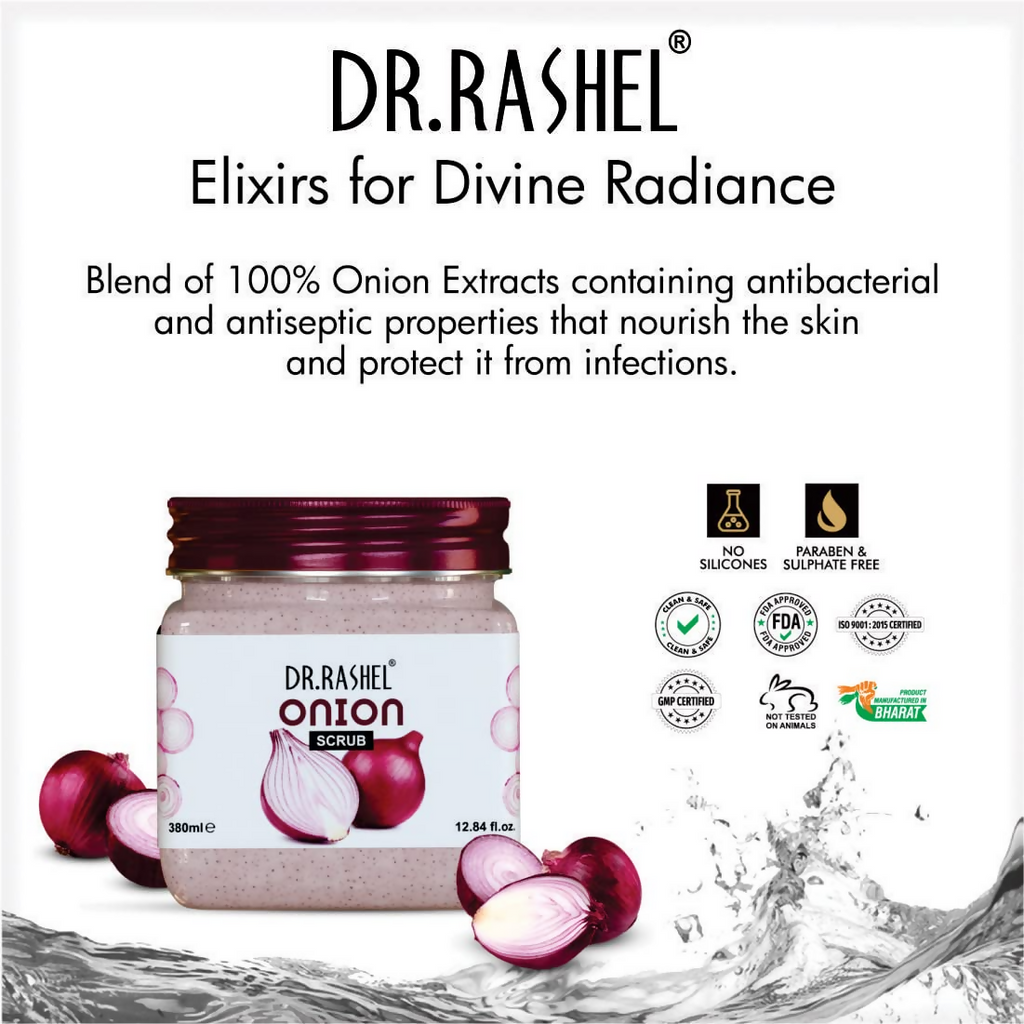 Dr.Rashel Onion Scrub For Face And Body | Grocsy