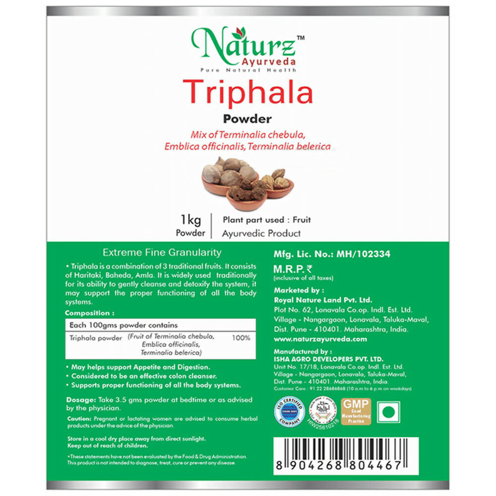 Naturz Ayurveda Triphala Powder | Grocsy