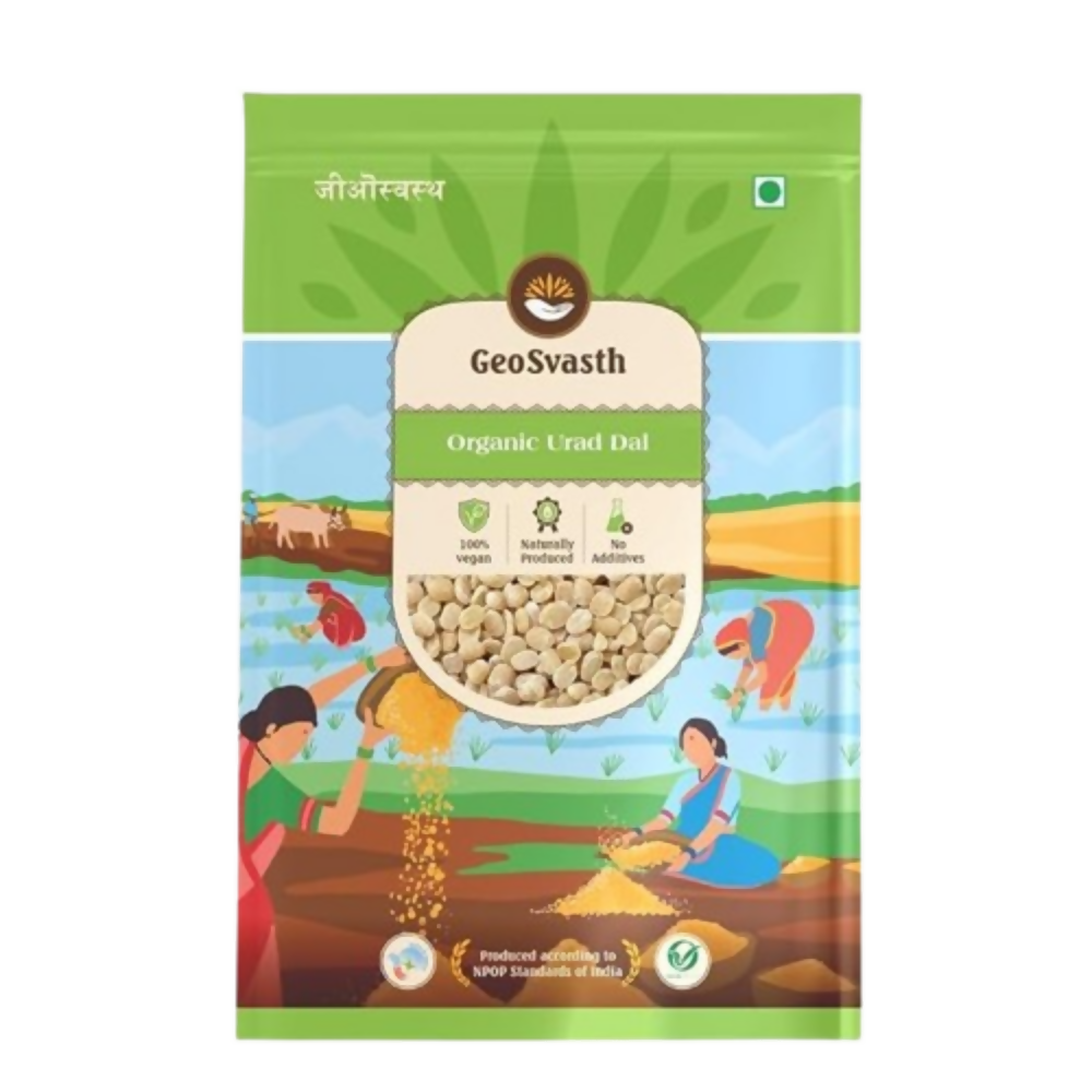 GeoSvasth Organic White Urad Dal | Grocsy