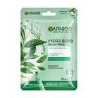 Garnier Skin Naturals Hydra Bomb Green Tea Face Serum Sheet Mask | Grocsy