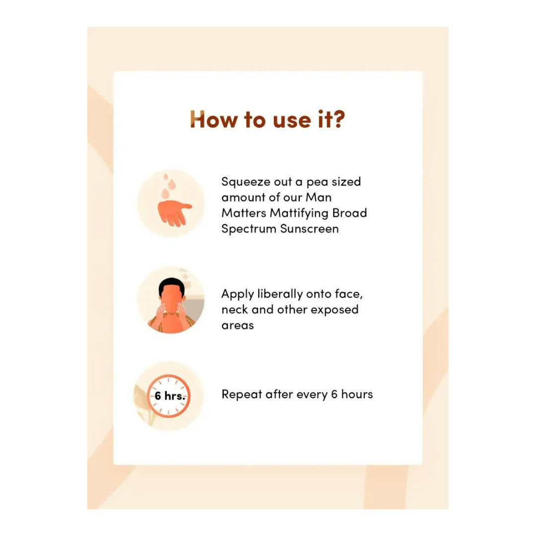 Man Matters BLOCK Ultra Light Sunscreen SPF 30PA+++, UVA, UVB | Grocsy