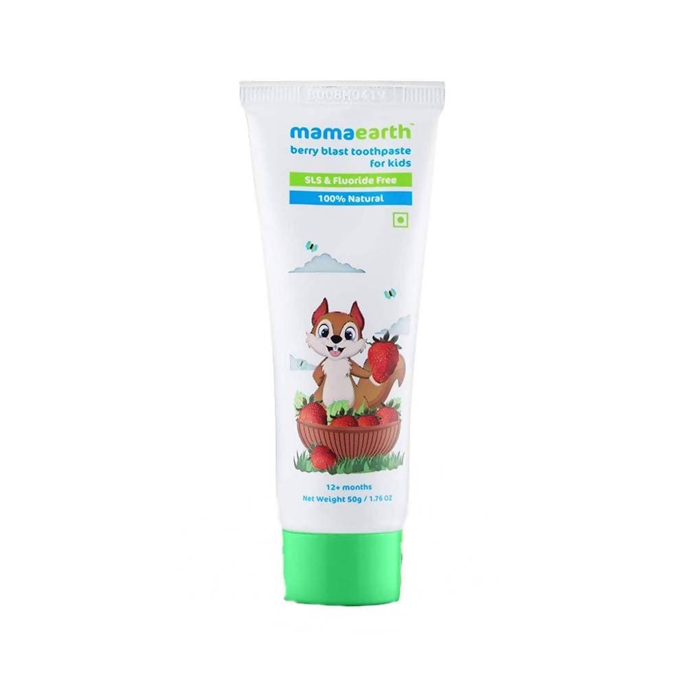 Mamaearth Berry Blast Kids Toothpaste For Promotes Healthy Teeth & Gums, Cleanses Teeth | Grocsy