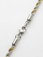 NVR Men's Handcrafted Rhodium Plated Chain | Grocsy