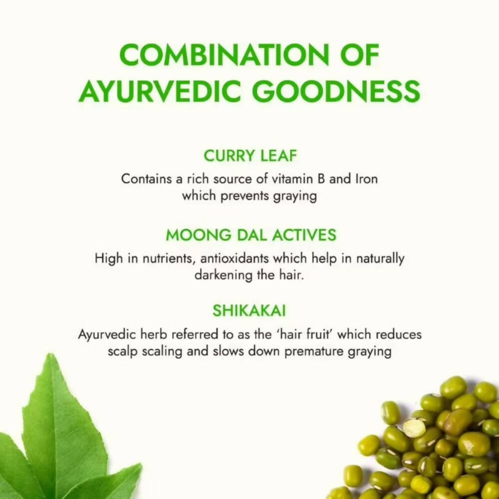 Kapiva Ayurveda Hair Rituals Curry Leaf Anti Grey Hair Oil | Grocsy