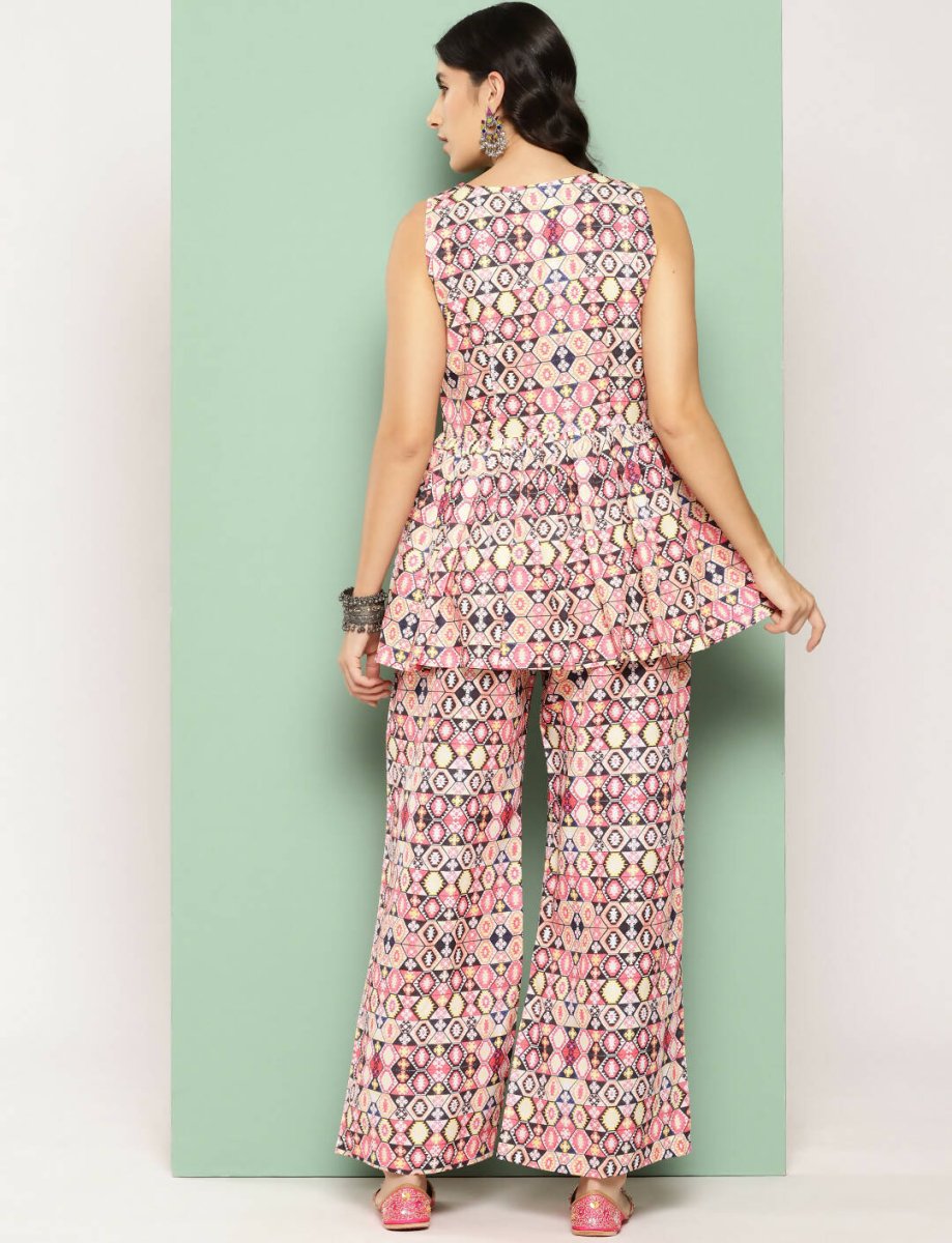 Ahalyaa Women's Traditional Wear Co-ods - Off-white | Grocsy