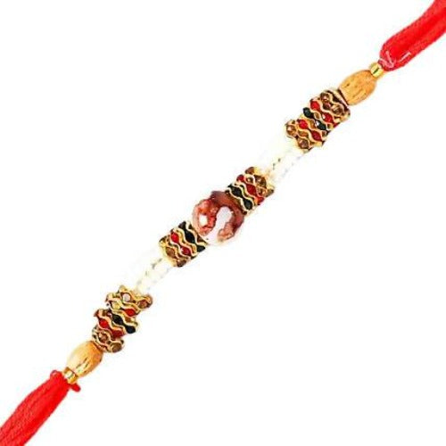 Striking Pearl Rakhi | Grocsy