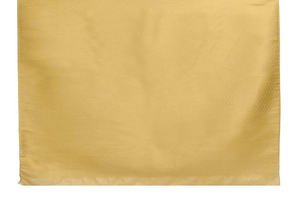 Vardha Women's Beige Color Kanchipuram Raw Silk Saree with Unstitched Blouse Piece | Grocsy