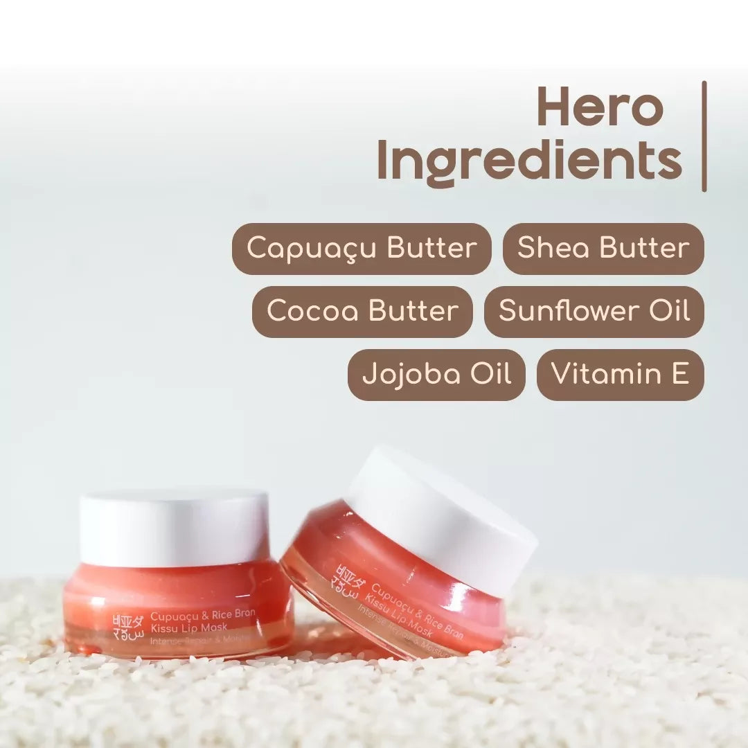 Beyond Rice Capuacu & Rice Bran Kissu Lip Mask | Grocsy