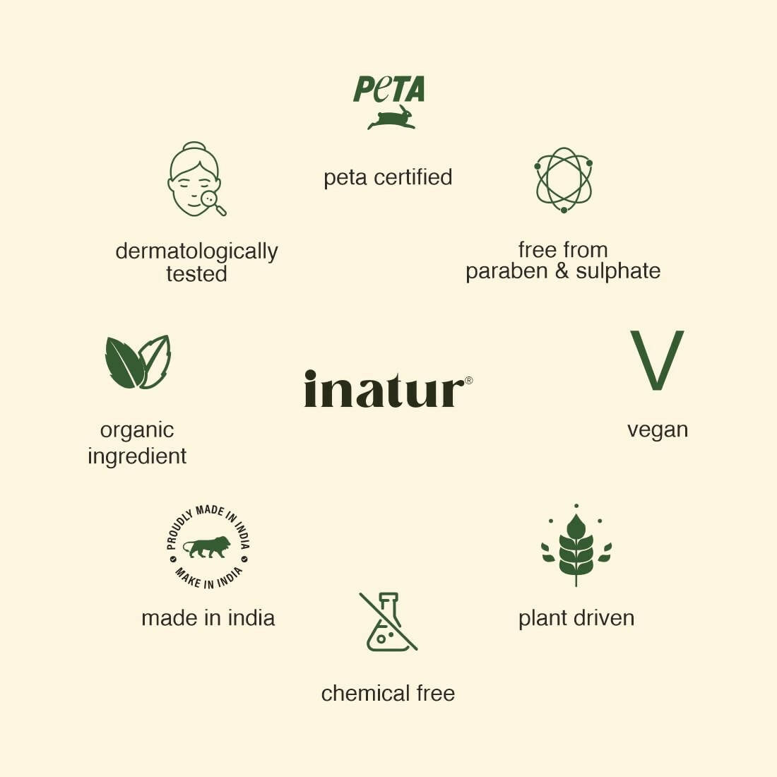 Inatur Charcoal Foaming Face Wash | Grocsy
