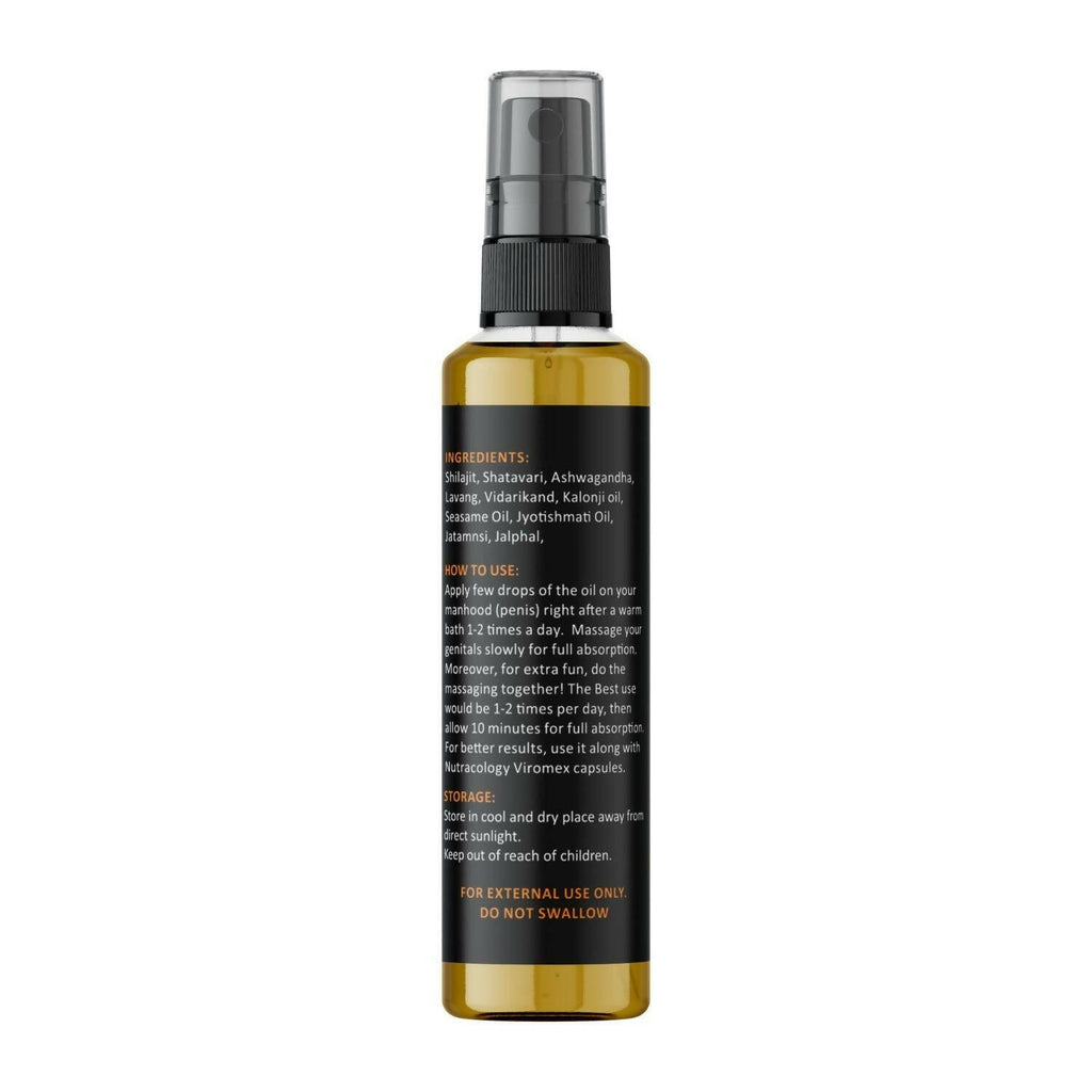 Nutracology Erekt Oil for Strength & Power - Men | Grocsy