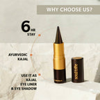 Soultree Ayurvedic Kajal - Pure Black 011 | Grocsy