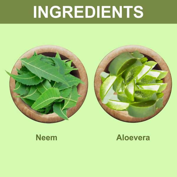 Bodyherbals Pure Neem & Aloe Vera Bathing Bar | Grocsy