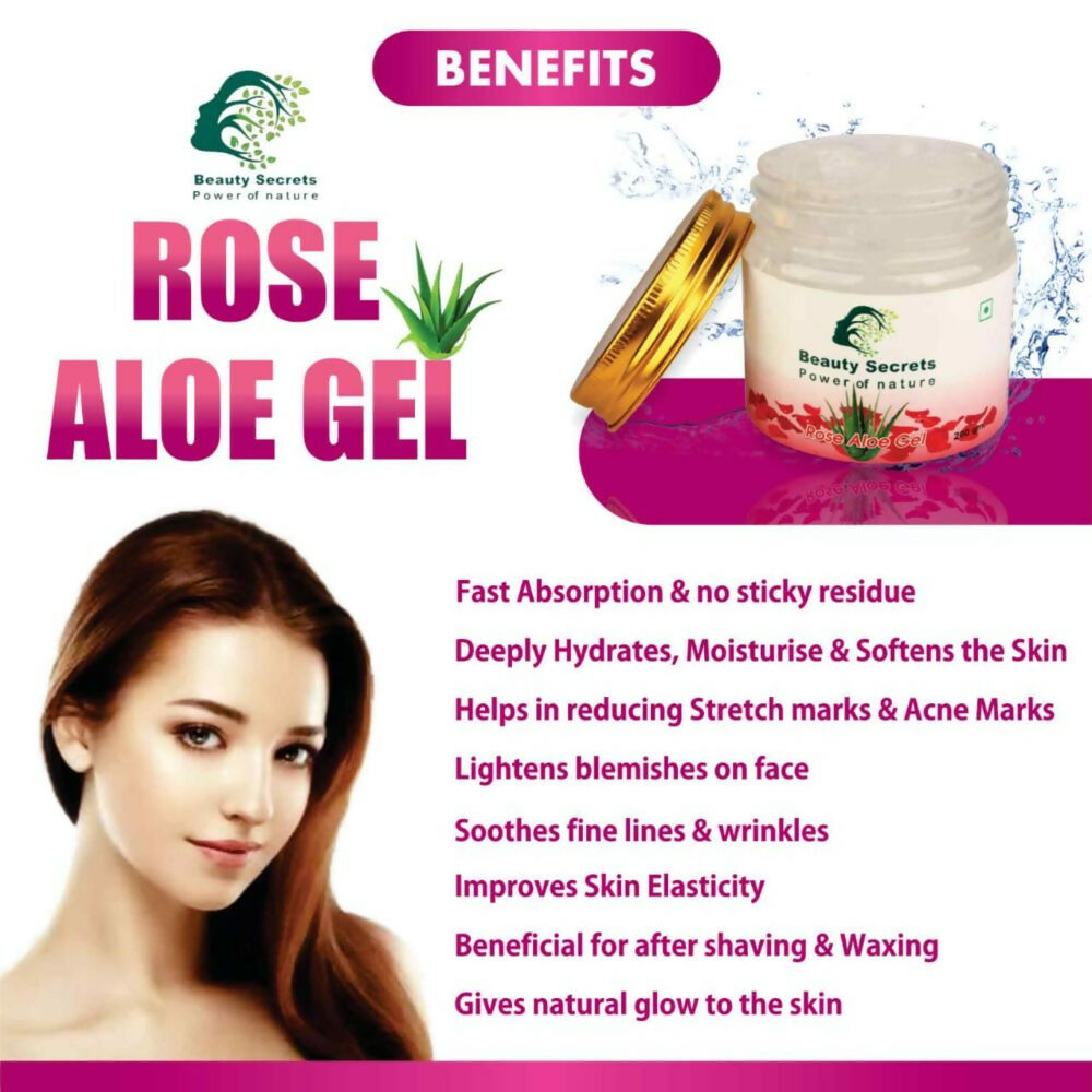 Beauty Secrets Pure Aloe Vera Gel for Face and Body | Grocsy