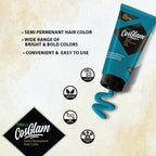 Nisha Cosglam Semi Permanent Hair Color 53 Electric Teal | Grocsy