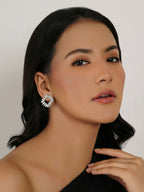 stone stud (white) - Ruby Raang | Grocsy