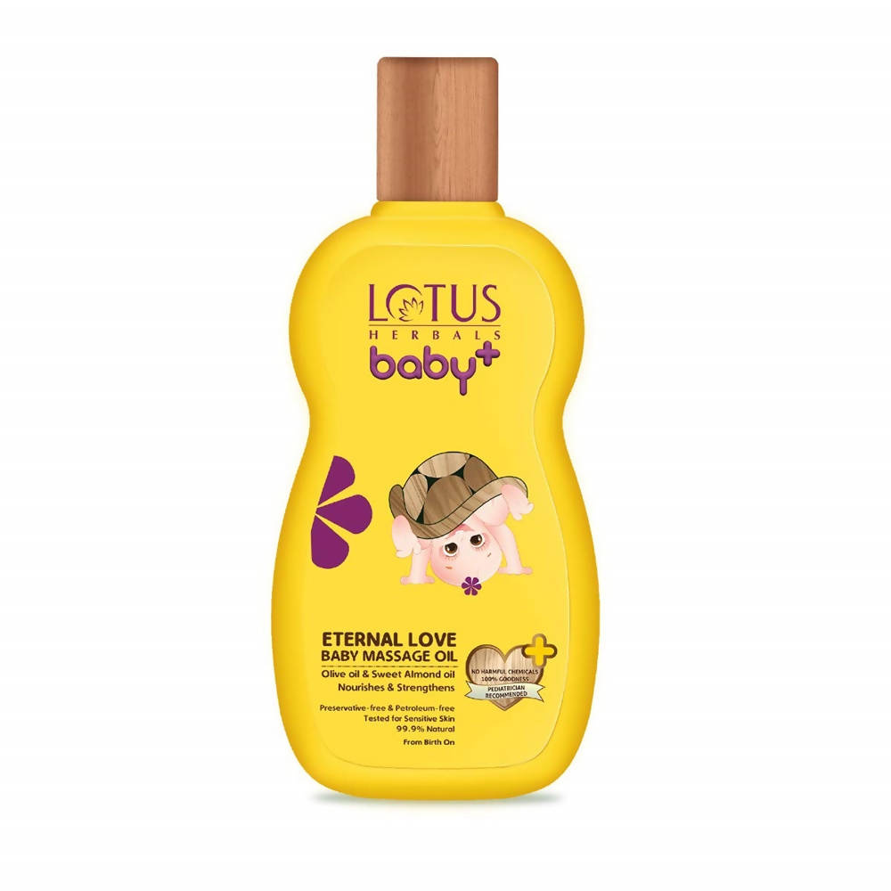 Lotus Herbals Baby+ Eternal Love Baby Massage Oil | Grocsy