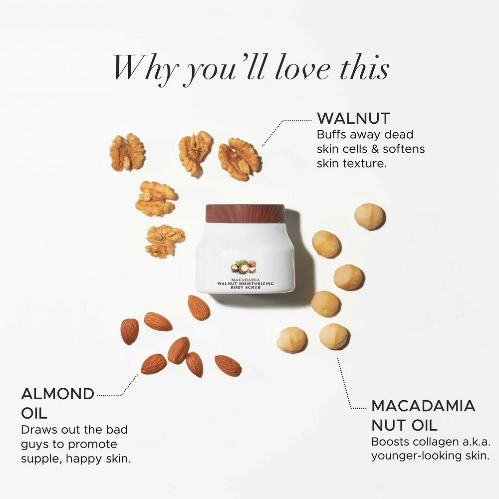 PureSense Macadamia Walnut Moisturizing Body Scrub | Grocsy