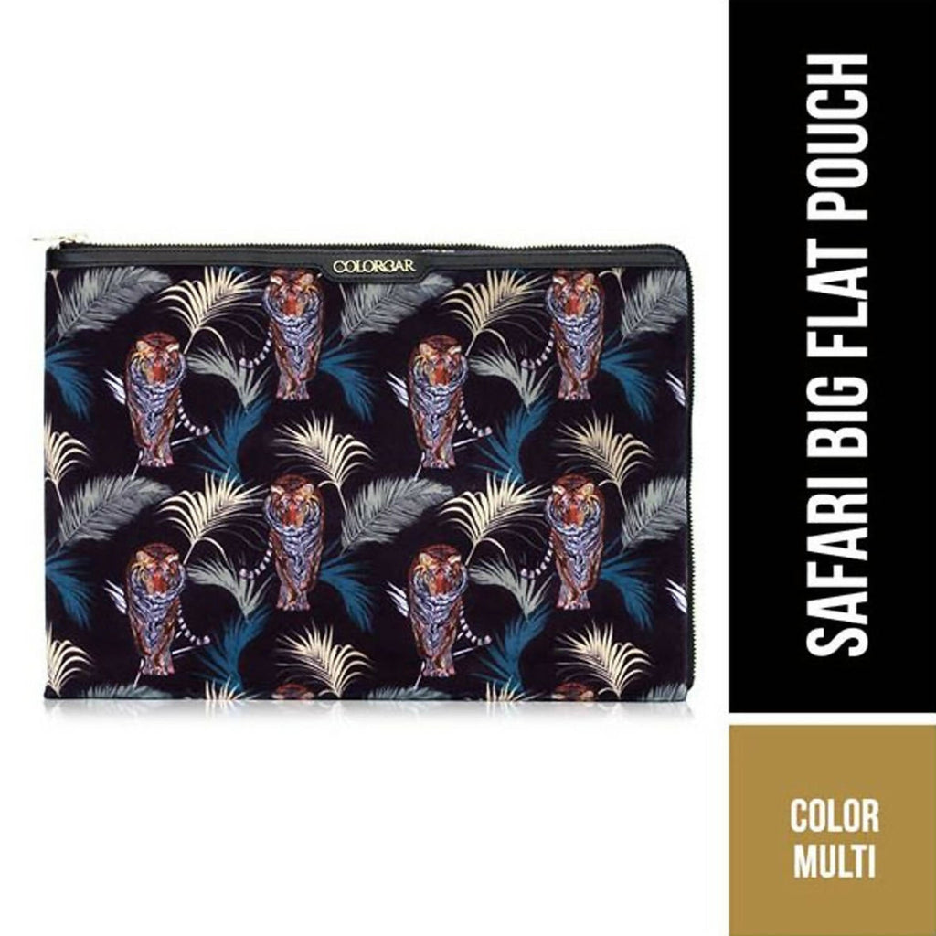 Colorbar Pouch Safari Big Flat Pouch - Multi | Grocsy