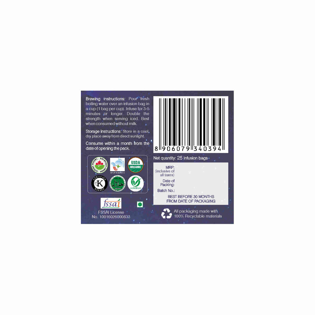 Organic Wellness Om Shanti Teabags | Grocsy