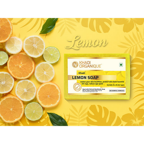 Khadi Organique Lemon Soap | Grocsy