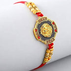 Traditional Lion Face Rakhi & Healthy Almonds | Grocsy