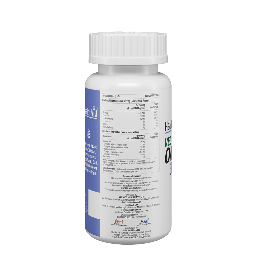 HealthAid Veg Omega 3.6.7.9 Capsules