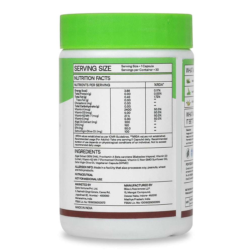 OZiva Plant Based Omega Multi for Men & Women | Grocsy