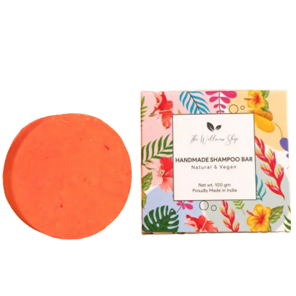 The Wellness Shop Handmade Shampoo Bar with Hibiscus | Grocsy