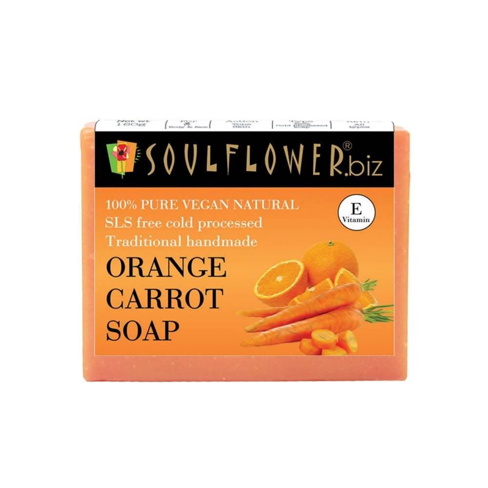 Soulflower Orange Carrot Soap | Grocsy