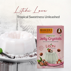 BAKERS Jelly Crystal Set of 4 - Mango, Pineapple, Litchi & Orange | Grocsy