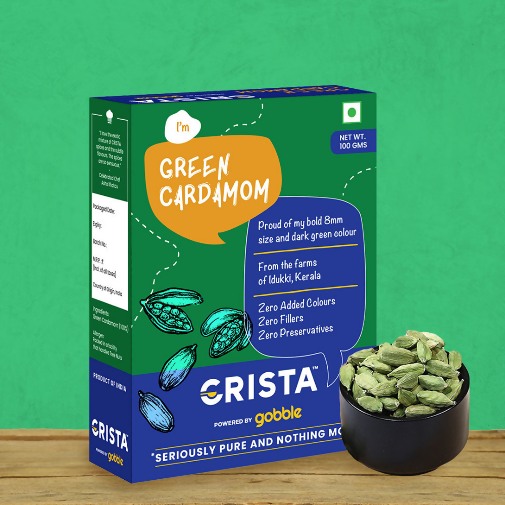 Crista Spices Green Cardamom | Grocsy