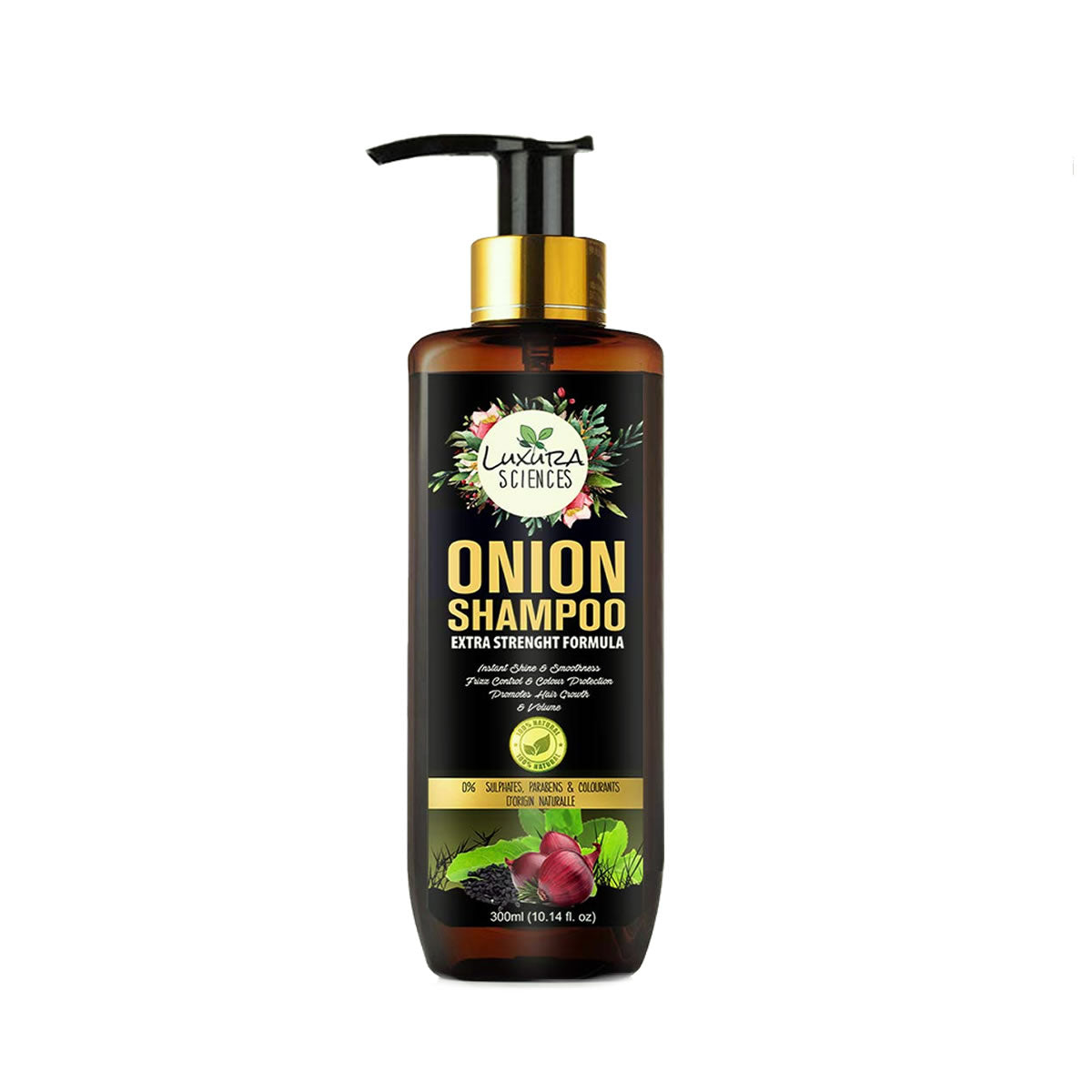 Luxura Sciences Onion Oil Shampoo For Hair Growth | Grocsy