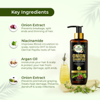 Luxura Sciences Onion Oil Shampoo For Hair Growth | Grocsy