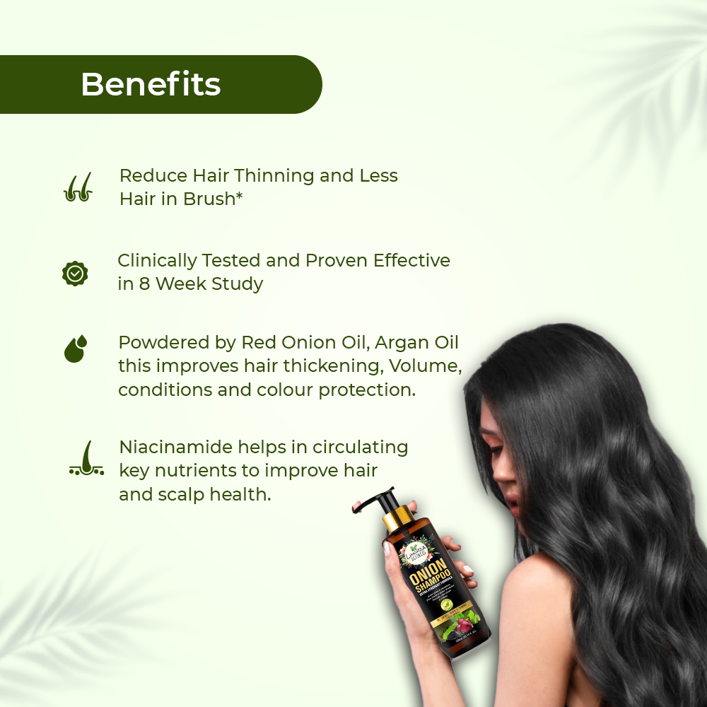 Luxura Sciences Onion Oil Shampoo For Hair Growth | Grocsy