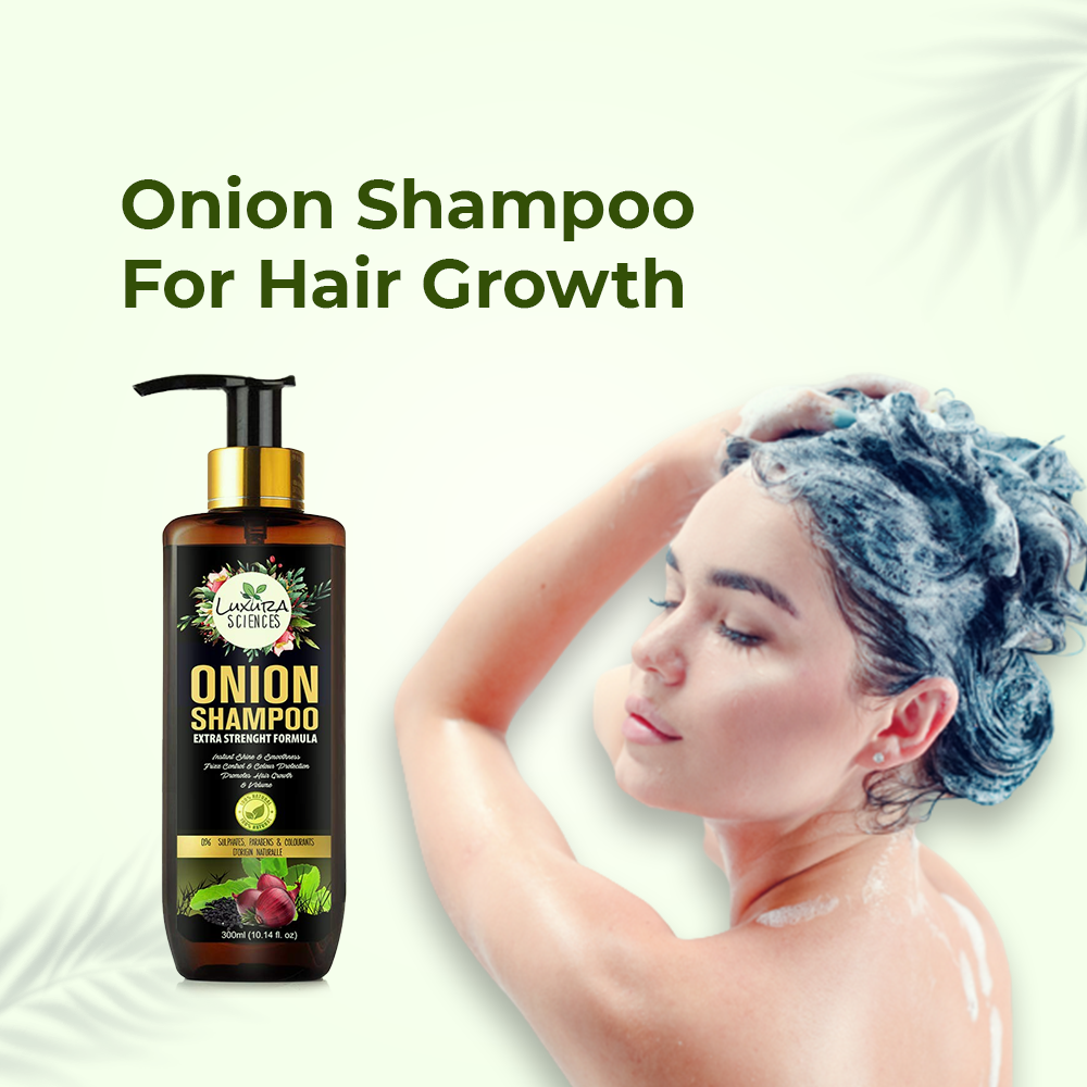 Luxura Sciences Onion Oil Shampoo For Hair Growth | Grocsy