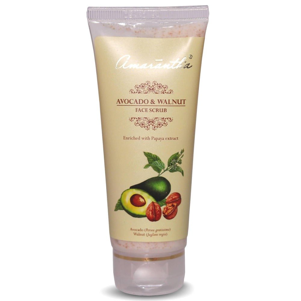 Amarantha Ayurvedic Avocado & Walnut Face Scrub | Grocsy