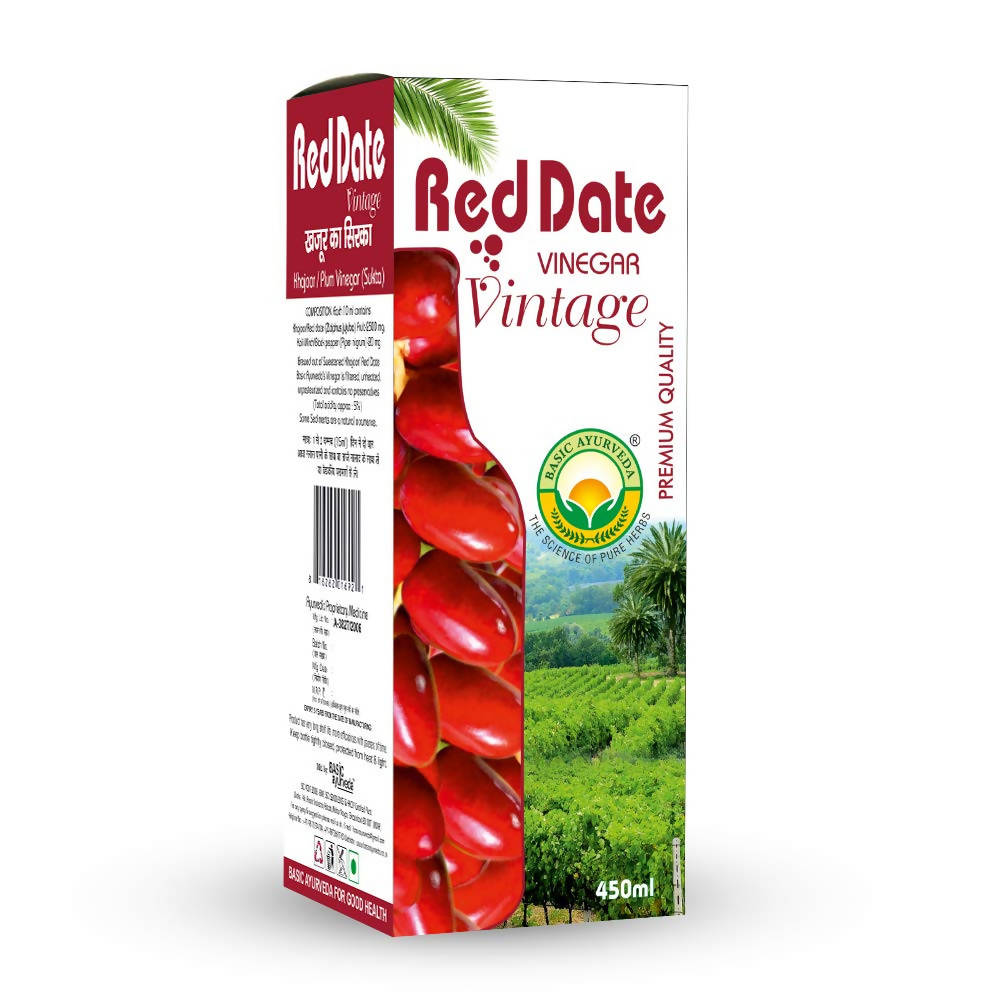 Basic Ayurveda Red Date Vinegar | Grocsy