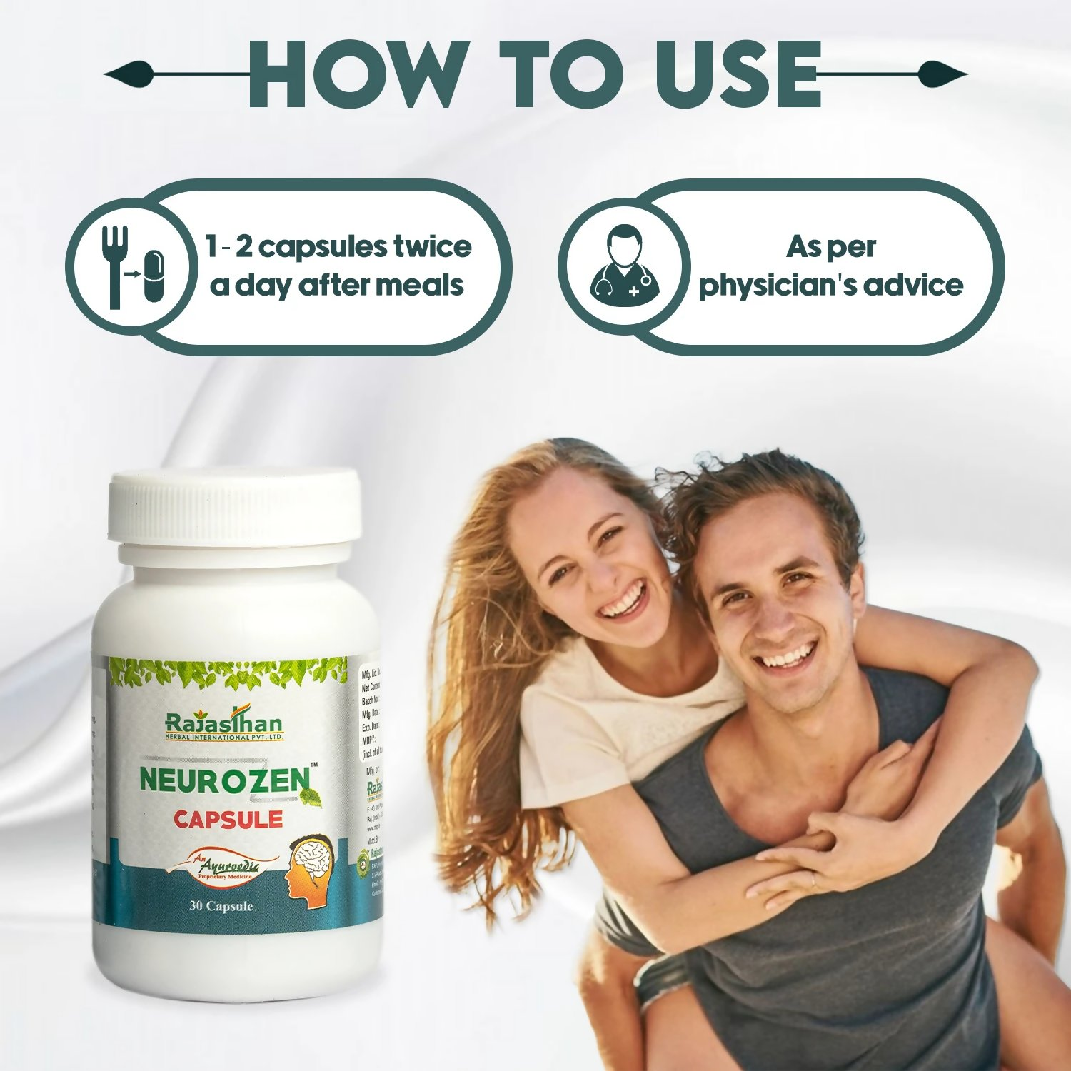 Rajasthan Herbals Neurozen Capsules | Grocsy