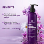Botanic Hearth Black Orchid & Chamomile Body Wash with Aloe Vera, Witch Hazel & Green Tea | Grocsy