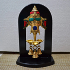 CraftVatika Handwork Ganesha Wall Hanging With Oil Lamp | Grocsy