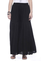 Mominos Fashion Cotton Black Palazzo For Girls | Grocsy