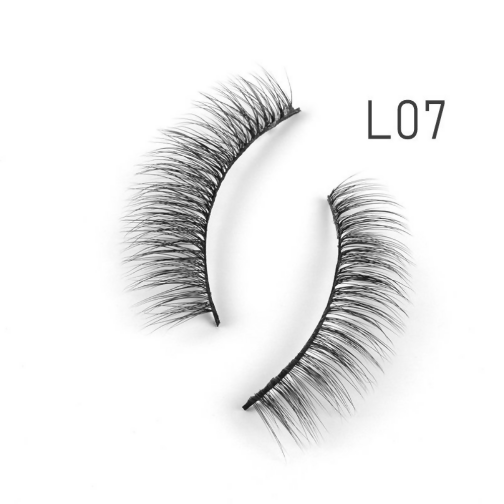 Bronson Professional Eyelash Set 3d False Long And Natural Eye Makeup - L07 | Grocsy