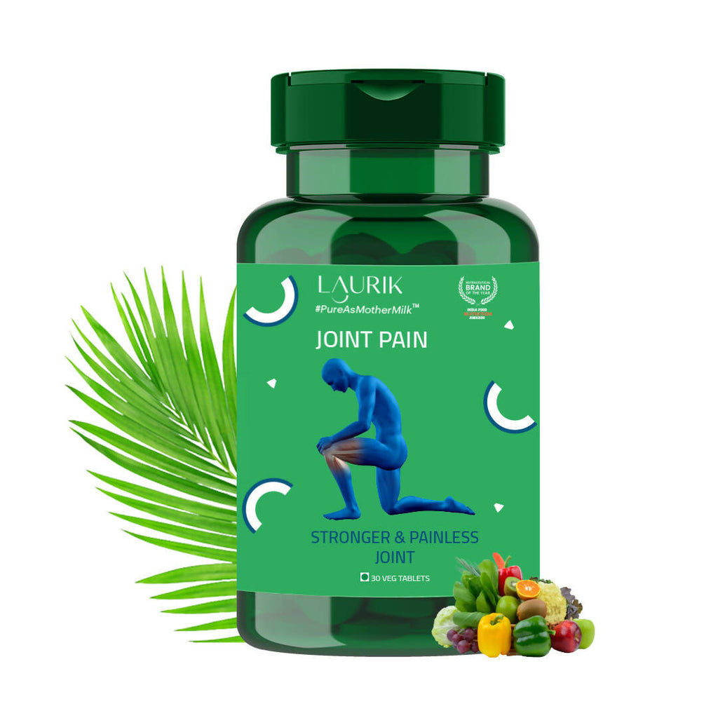 Laurik Wellness Pure Herbs Hadjod Bone & Joint Wellness Tablets | Grocsy