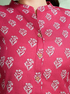 Sangria Printed Pure Cotton Kurta | Grocsy