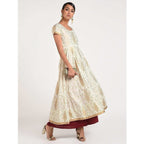 Cheera Women's Fancy Full Ghera Party Wear Anarkali Kurta (CH080K) | Grocsy