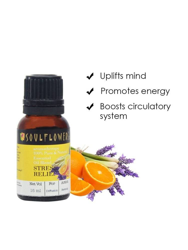 Soulflower Stress Relief Essential Oil | Grocsy