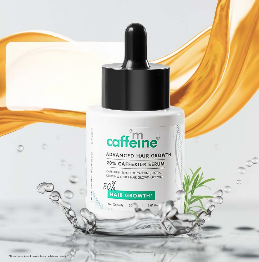 mCaffeine Advanced Hair Growth 20% Caffexil Hair Serum with Rosemary | Grocsy