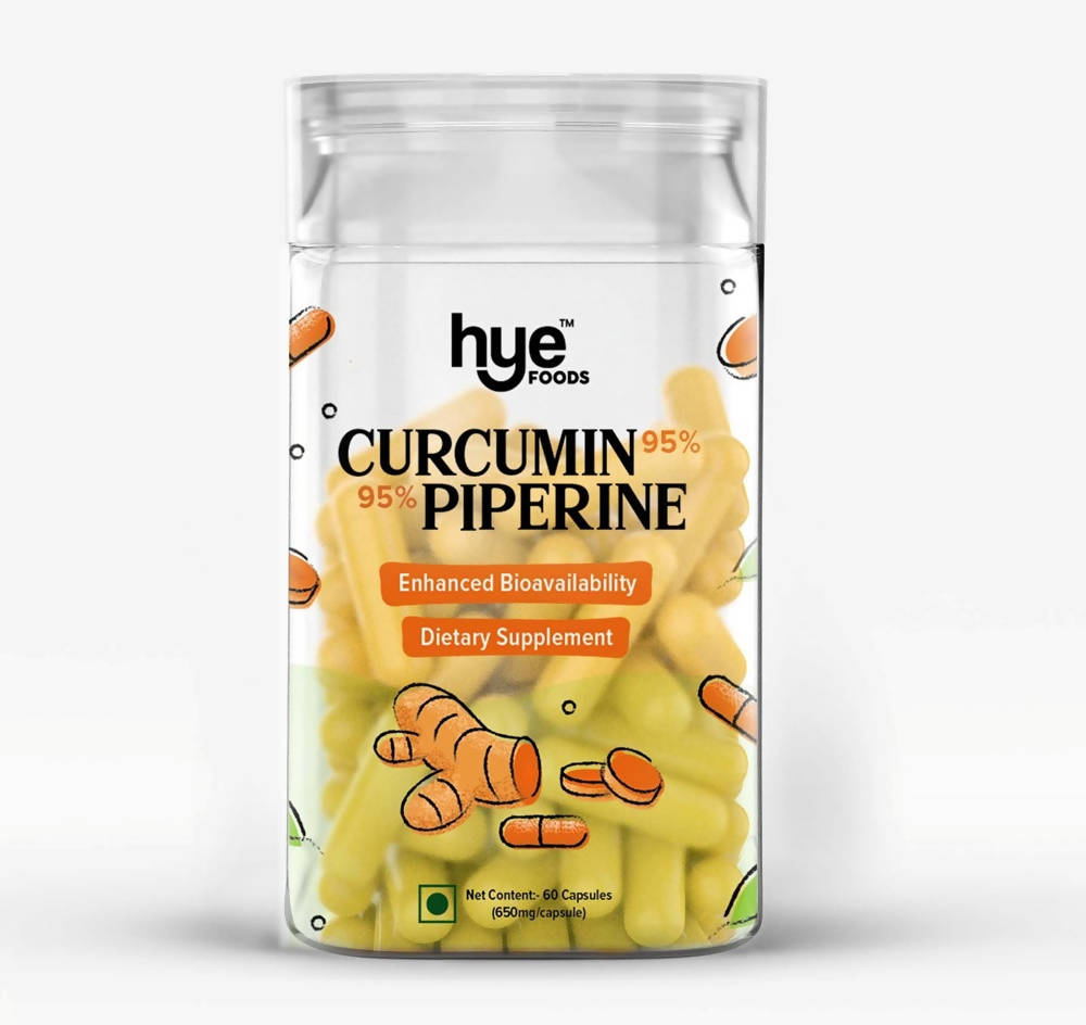 Hye Foods Curcumin Piperine Capsules | Grocsy