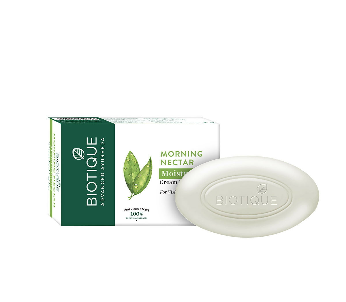 Biotique Bio Morning Nectar Moisturizing Cream Bathing Bar | Grocsy
