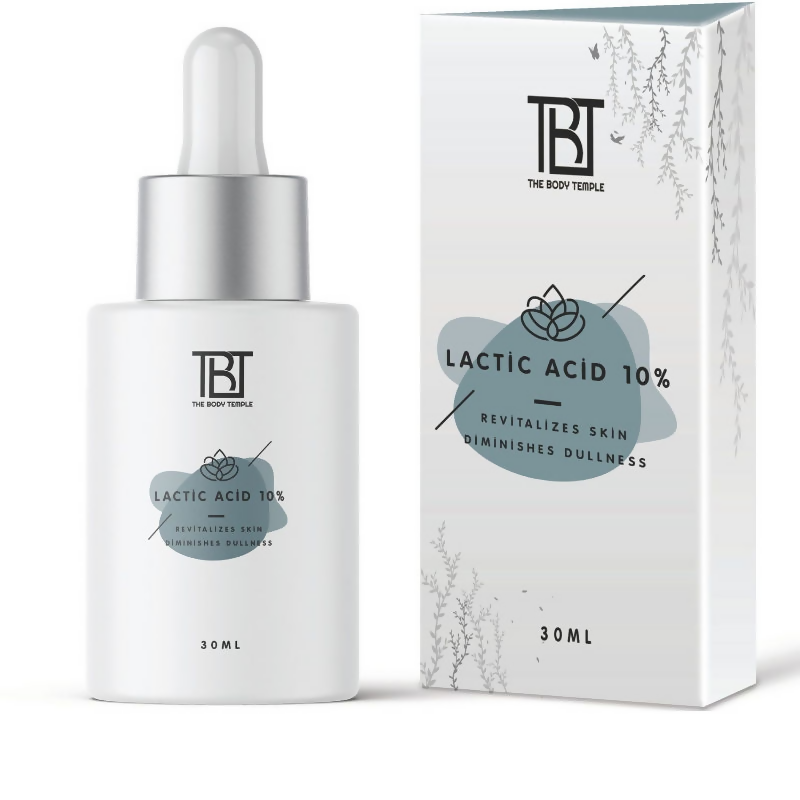 The Body Temple Lactic Acid 10% Face Serum | Grocsy